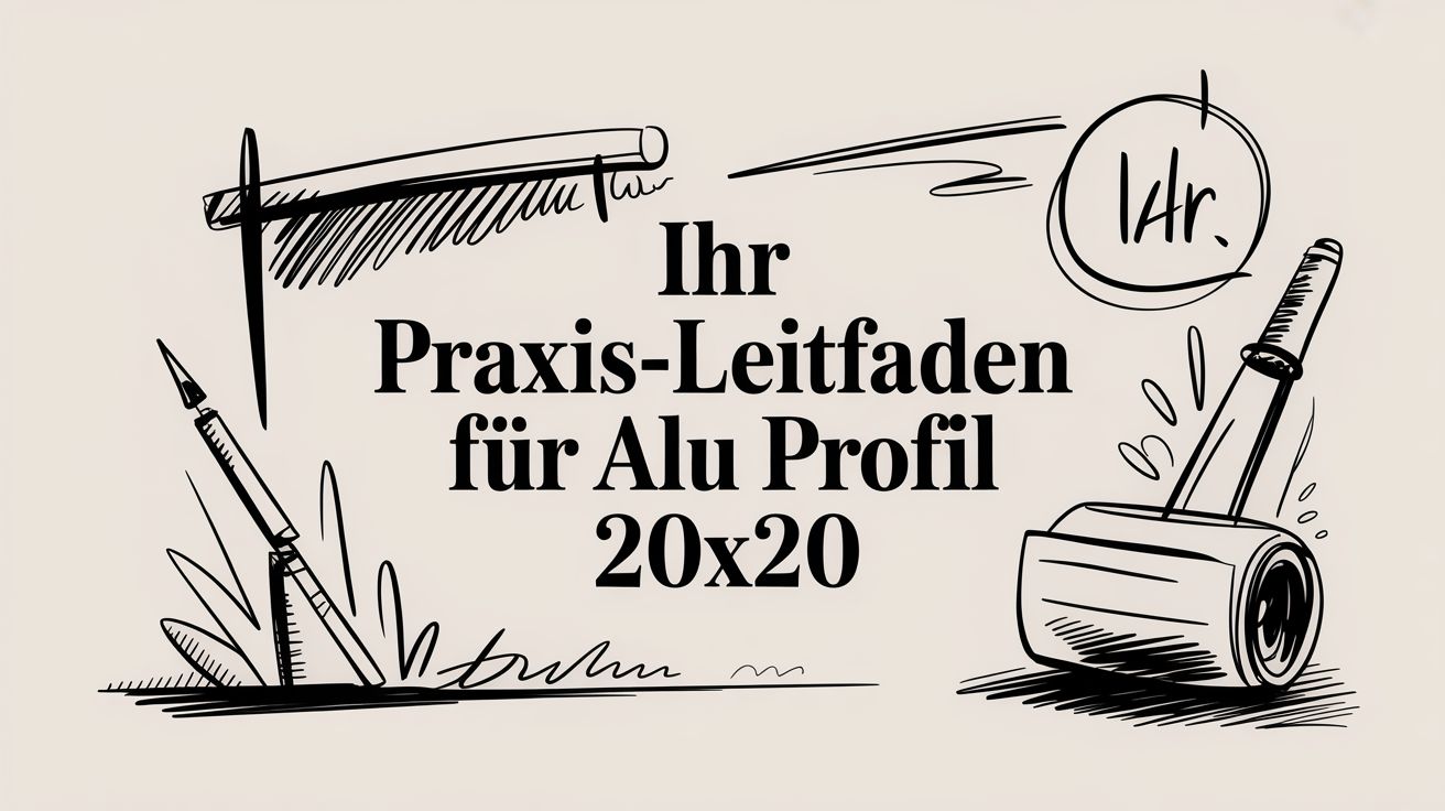 Ihr Praxis-Leitfaden für Alu Profil 20x20